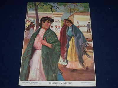 1908 FEBRUARY 22 BLANCO Y NEGRO SPANISH MAGAZINE - ILLUSTRATIONS & ADS - J 1490