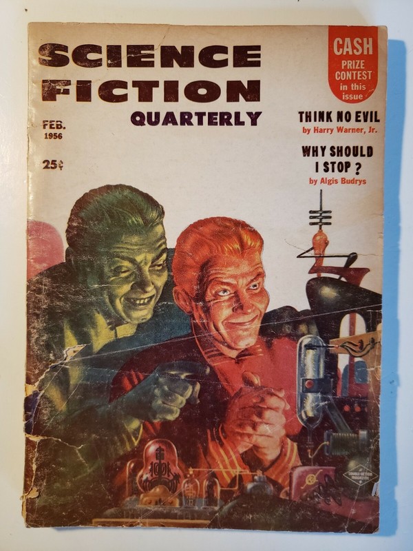 Science Fiction Quarterly volume 4 issue 2 - February 1956 - pulp sci-fi