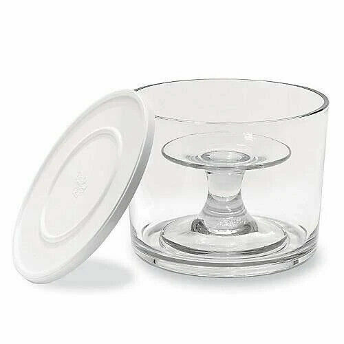 Glass Trifle Bowl With Lid