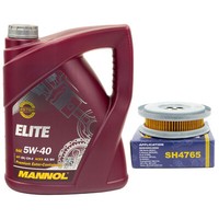 MotoröL Set 5W40 5 Liter + ÖLfilter SH 4765 FüR Mercedes E-Klasse CLK C-Klasse