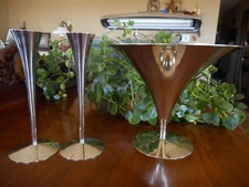 Vintage Arthur Salm Solingen Germany Candlesticks & bowl ? Mid Century Modern 3