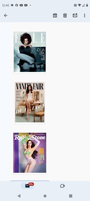 Elle Magazine May 2024, Roll Stone Dua Lupa And Vanity Fair Sual Lupa