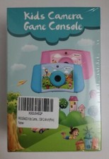 PROGRACE Kids Camera Portable Handheld Console Game for Toddler 4-12 - Pink.