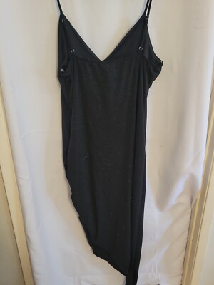Bluebell Asymmetric Navy Dress With a Whimsical Sparkle Fabric Size 1XL NWT