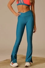 Tiger Friday May Split Flare Leggings Ocean