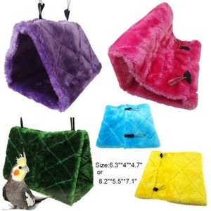 Parrot Triangle Warm Hanging Bed Cage Cave Hut Tent Hammock Plush Bird Nest Pet Parrot Triangle Warm Hanging Bed Cage Cave Hut Tent Hammock Plush Bird Nest Pet
