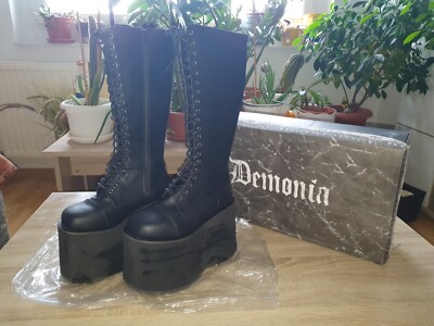Demonia Mega-602, schwarz, Größe 39