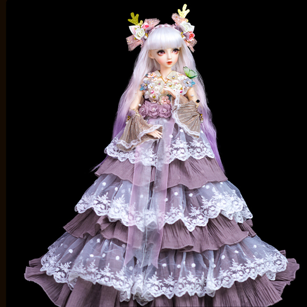 1/3 BJD Doll Toy 24 inch Large Girl Doll Handmade Dress Shoe Full