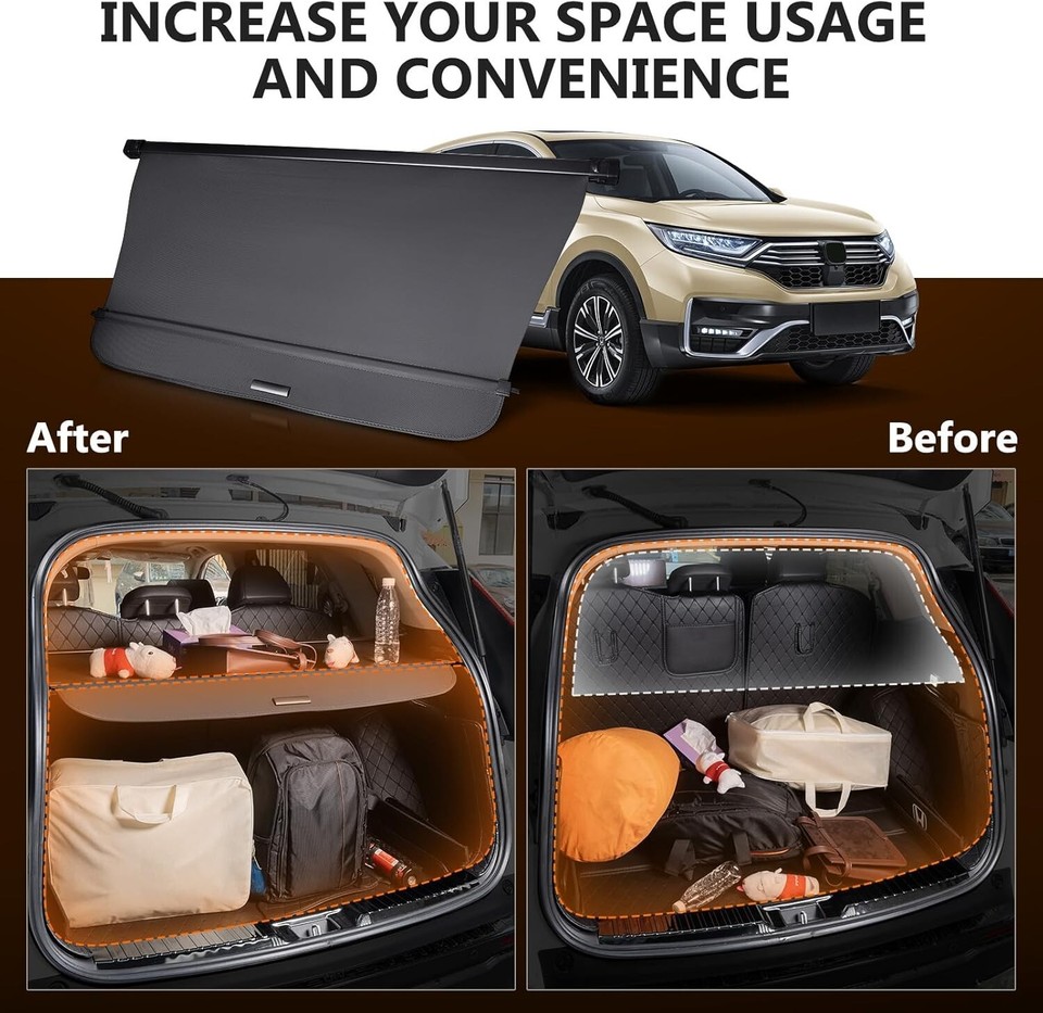 Cargo Cover For Honda CRV CRV 20232025 Trunk Cover Security Shield