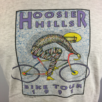 Vintage Bicycle Race Road Racing Bike Tour T Shirt 80s 90s Indiana Art Grunge | eBay Vintage Bicycle Race Road Racing Bike Tour T Shirt 80s 90s Indiana Art Grunge | eBay