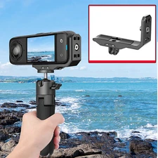 For Insta360 X4 Camera Horizontal Shooting Adapter Holder Aluminum Alloy Bracket