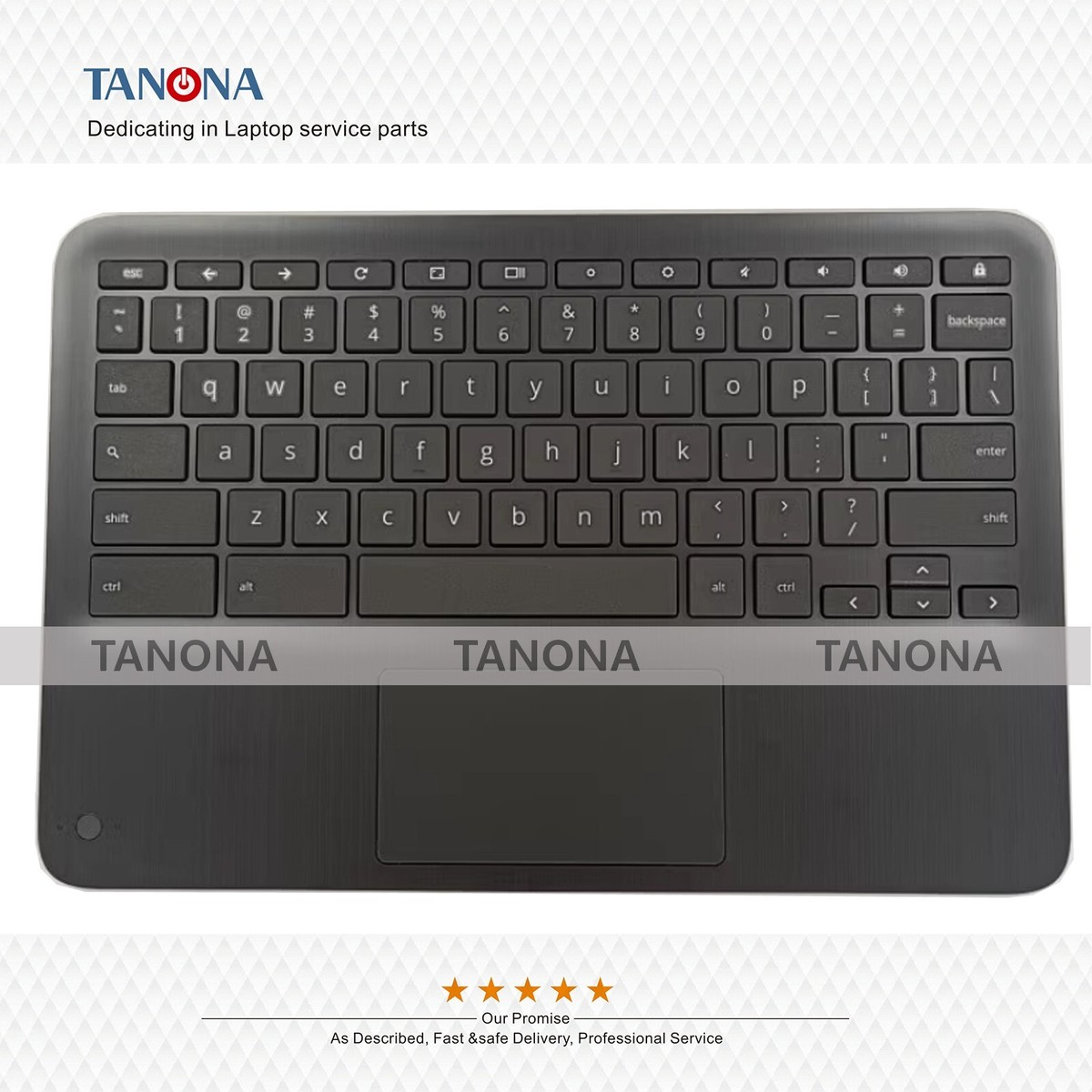 Laptop Palmrest Replacement Palmrest Assembly With Keyboard &amp; Touchpad For HP Chromebook X360 11 G3 EE (Part L92214-001) Hp Pavilion X360 Convertible Keyboard