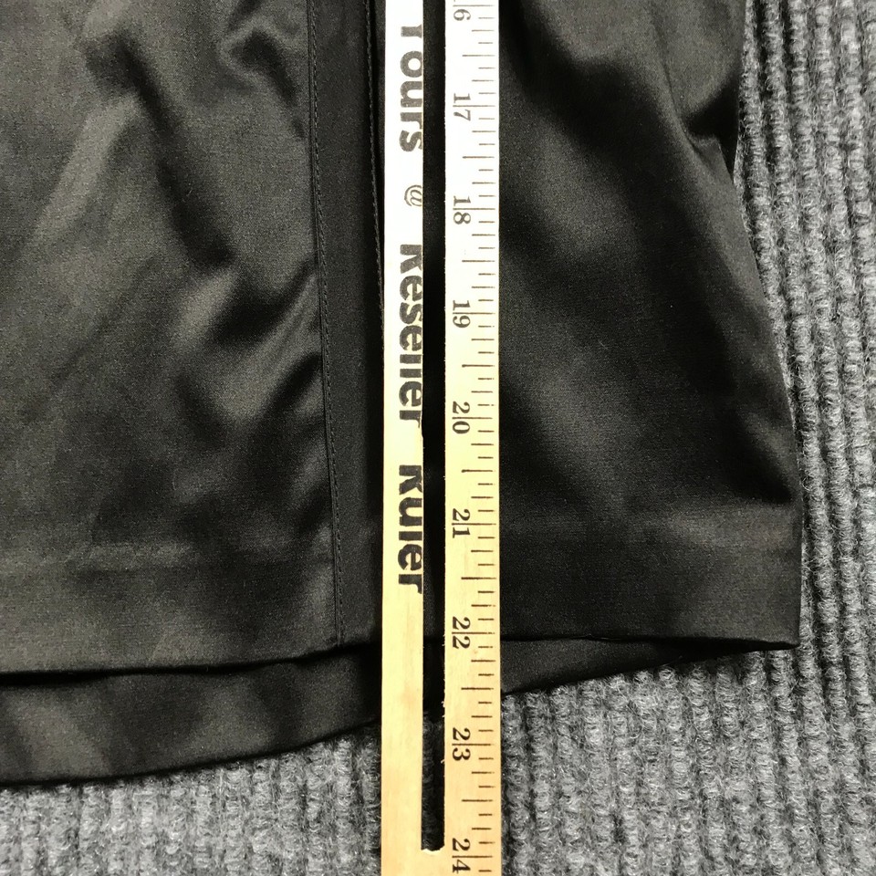 BCX Skirt WOmens 9 Black Zip Up Zipper Flashy Shine Stretch Party Retro Y2K eBay