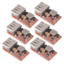 6-24V Input to 5V 3A Output USB Charger Module DC-DC Buck Step-Down Converter