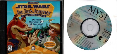 Myst and Star Wars Jar Jar's Journey Adventure Pc Both New XP Family Fun Games