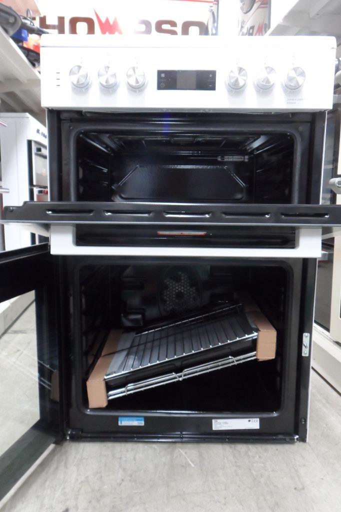 Beko XTC653W White Electric Cooker Twin Cavity Ceramic Hobs 60cm XTC653