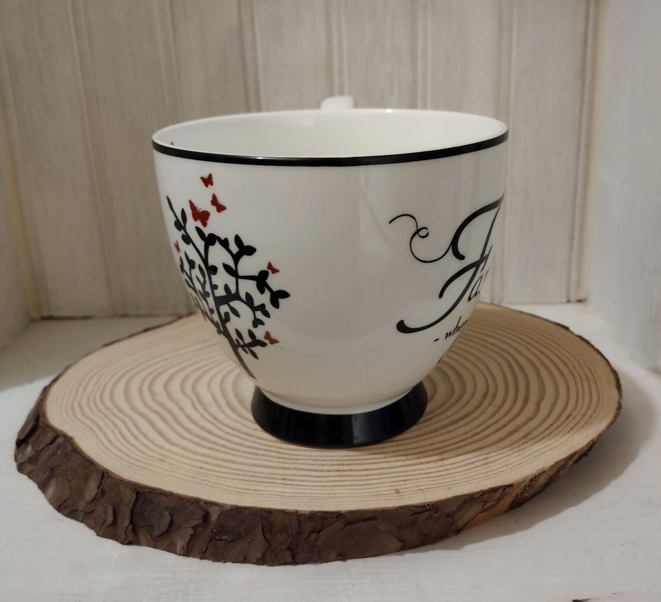 Portobello by Inspire Bone China Coffee Mug Tea Cup Family Tree eBay