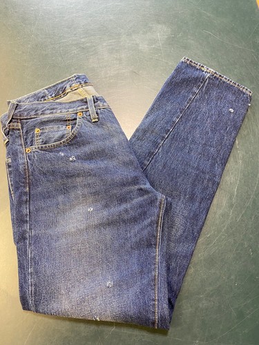Levi Strauss 501Z XX W 33L Jeans Medium Dark Blue (TL) - Picture 7 of 9