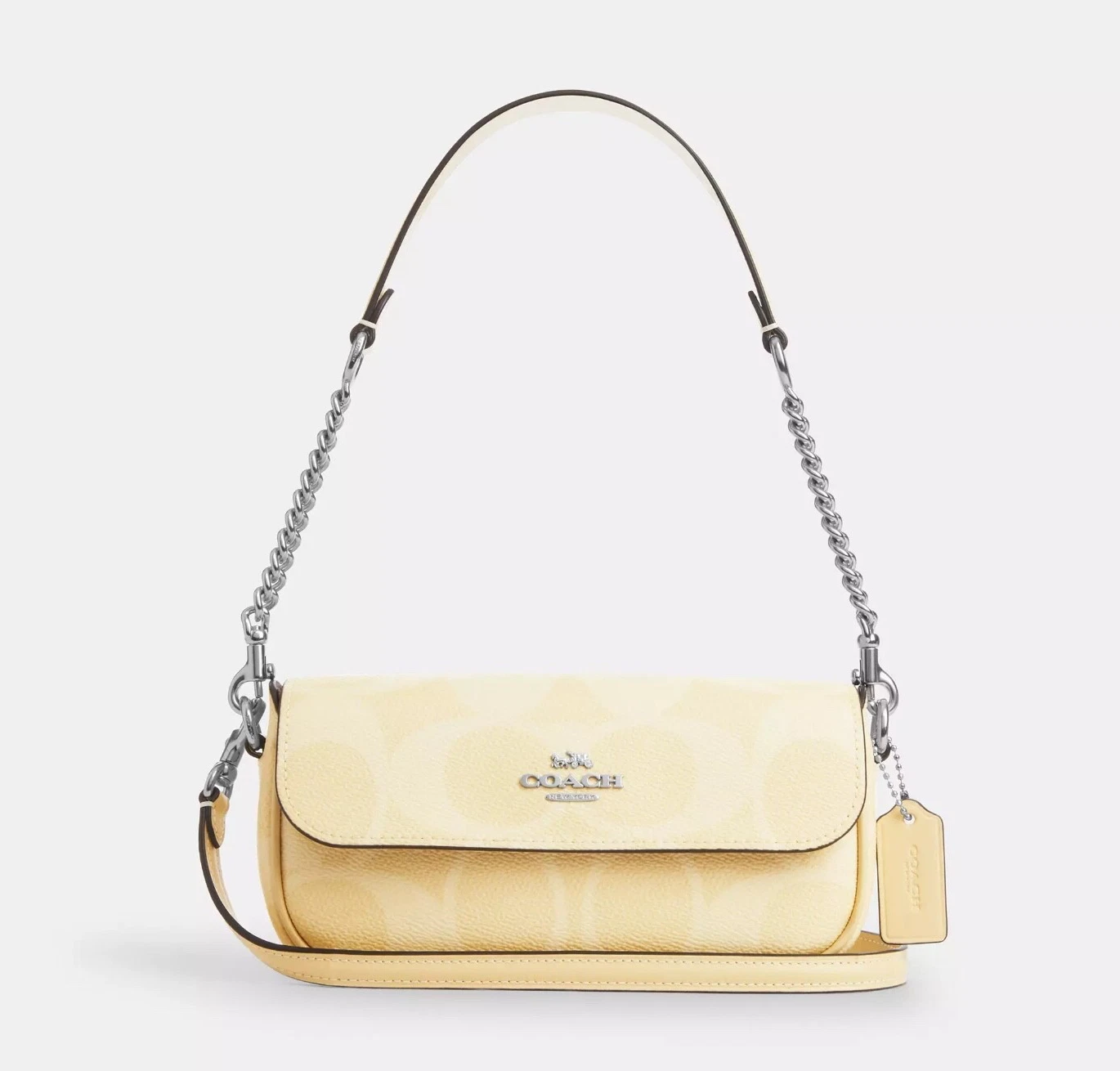 Borsa a tracolla Coach donna Hailey con patta e tracolla