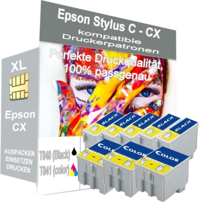 8 Druckerpatronen für Epson Stylus CX3200 (kein original Epson)