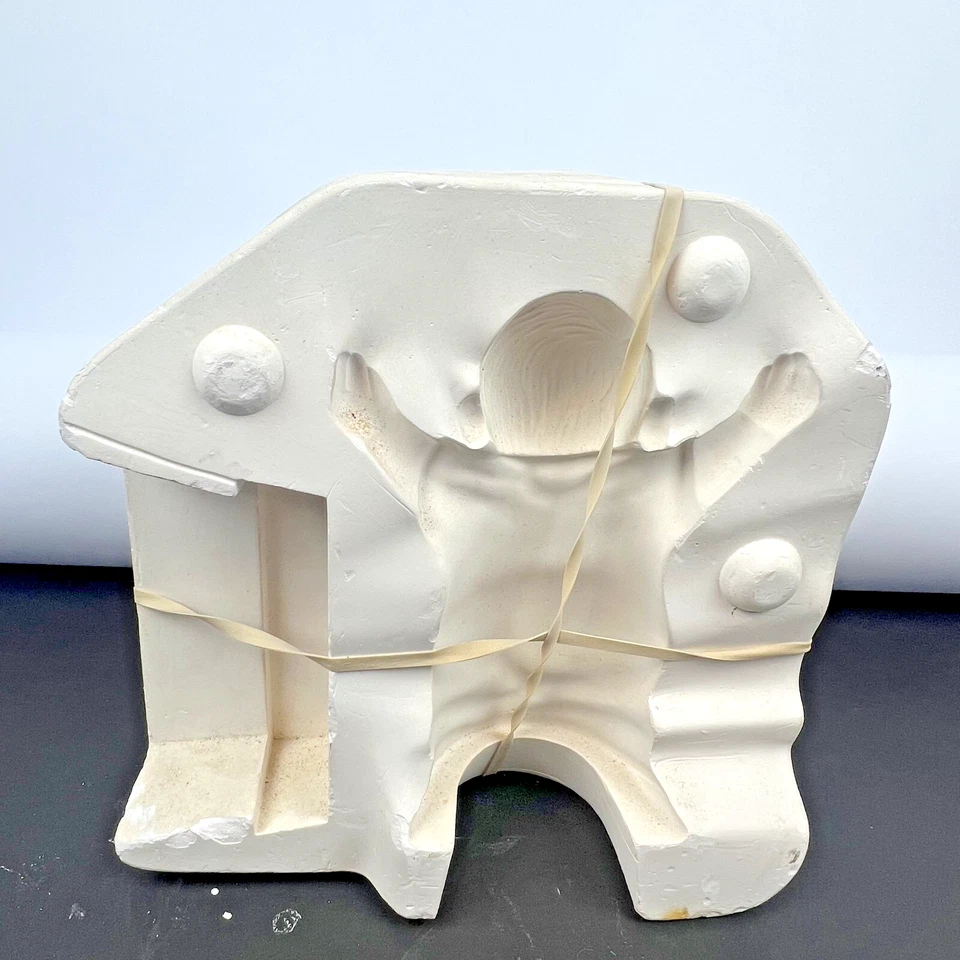 Molde de cerámica Duncan 1970 DM 7A “Lover Boy” - Molde de fundición de yeso vintage Foto 3 de 3