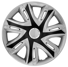 Set of 15'' Wheel trims for Combo Van Astra Corsa 4x15'' - SILVER/BLACK