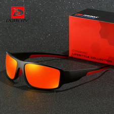 DUBERY Polarized Sports Sunglasses For Men Fishing Riding Windproof Goggles
