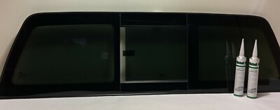 Fits 1988-1999 Chevy Pickup C&K 1500, 2500, 3500 Back Glass Manual Slider Window