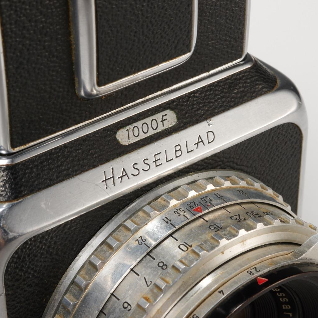 Vtg Hasselblad 1000F Chrome SLR Camera Zeiss Tessar 2.8/80mm Vtg Hasselblad 1000F Chrome SLR Camera Zeiss Tessar 2.8/80mm