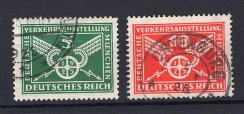 DR-WEIMAR 370/71Y UNIQUE WZ Gest. 27EUR (73936)