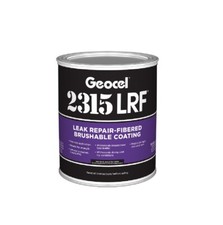 Geocel 2315 LRF Sealant CLEAR 1 Quart Brushable Roof Leak Crack Repair Coating