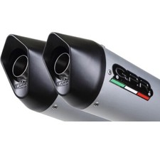 DUI Super Sport 620 S GPR Furore Alluminio Coppia Scarico Omologato Slip-On