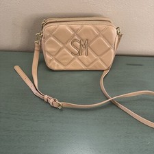 Steve Madden Bdaisy Quilted Crossbody Bag Tan NWOT
