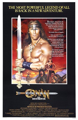 Conan der Zerstörer 1982 Movie Poster Print A0-A1-A2-A3-A4-A5-A6-MAXI - CL103