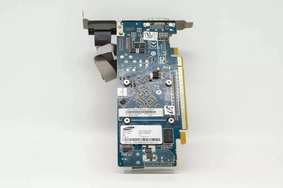 Tarjeta de gráficos de video NVIDIA GeForce GT 220 1G DDR3 PCI - GRP210801 Foto 2 de 3