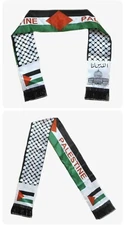 Palestine flag scarf Free Gaza Keffiyeh Neck Fashion Arabian Scarf Wrap, 2 sides