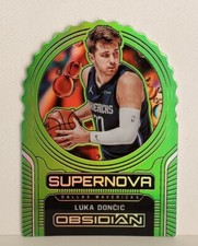 2020-21 Panini Obsidian Luka Doncic SSP SUPERNOVA GREEN FLOOD REFRACTOR 🌠