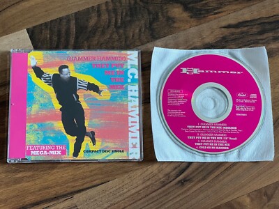 MC HAMMER (Hammer Hammer) They Put Me In The Mix OOP 1991 EURO CD single mixe