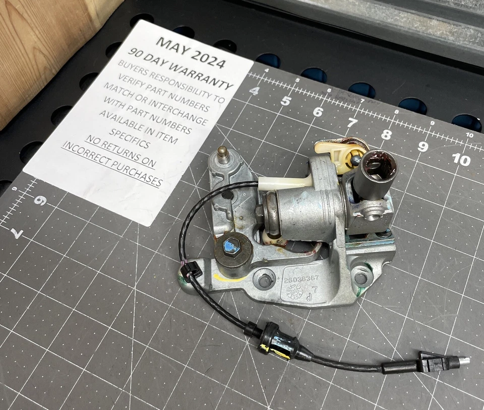 1995 1998 Chevy Tahoe GMC Yukon conjunto de câmbio de coluna de direção fabricante de equipamento original 26036367 - Imagem 3 de 4