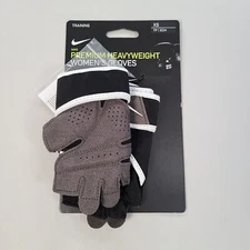 Nike Gloves Womens Extra Small Black Premium Heavyweight Training Workout Ladies