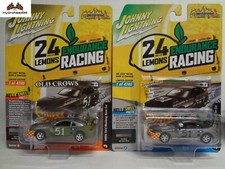 Johnny Lightning 1990s Ford Mustang Race Car 12 hrs of Lemons bundle JLSF025 A B