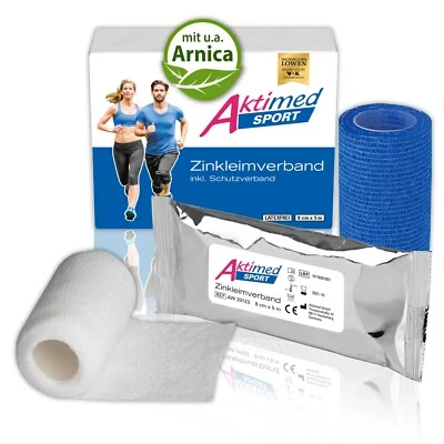 AKTIMED SPORT Zinkverband Zinkleimverband Arnica D6* Kühlverband Zinkleimbinde