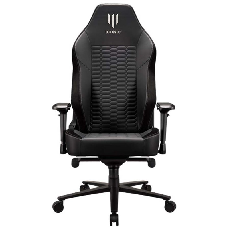 Chaise gaming Noir Apollon Classic grand format XL avec dossier inclinable
