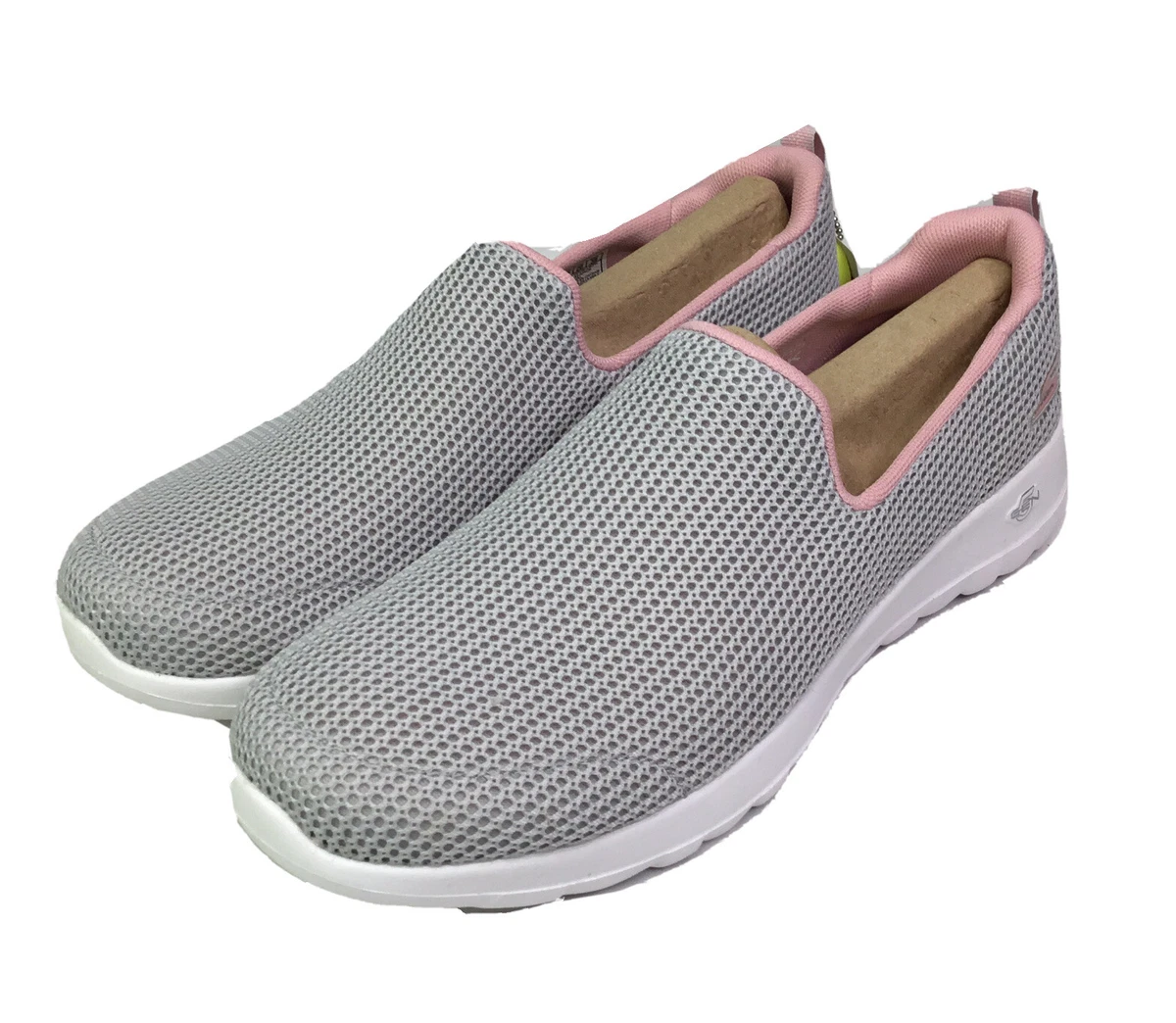 Skechers pink slip on shoes sale