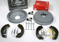 Zimmermann Bremstrommeln Ø 228 mm + Backen + Zubehör hinten für BMW 3er E36