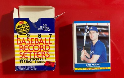 1987 Fleer Baseball Record Setters Complete Card Set Cards NM/MINT RARE | eBay 1987 Fleer Baseball Record Setters Complete Card Set Cards NM/MINT RARE | eBay