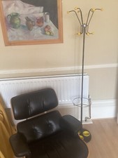 Mid Century atomic vintage coat, hat, stick and umbrella stand, made by Hago c19