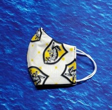 Washable Handmade Fabric Face Mask filter pocket HARRY POTTER HUFFLEPUFF