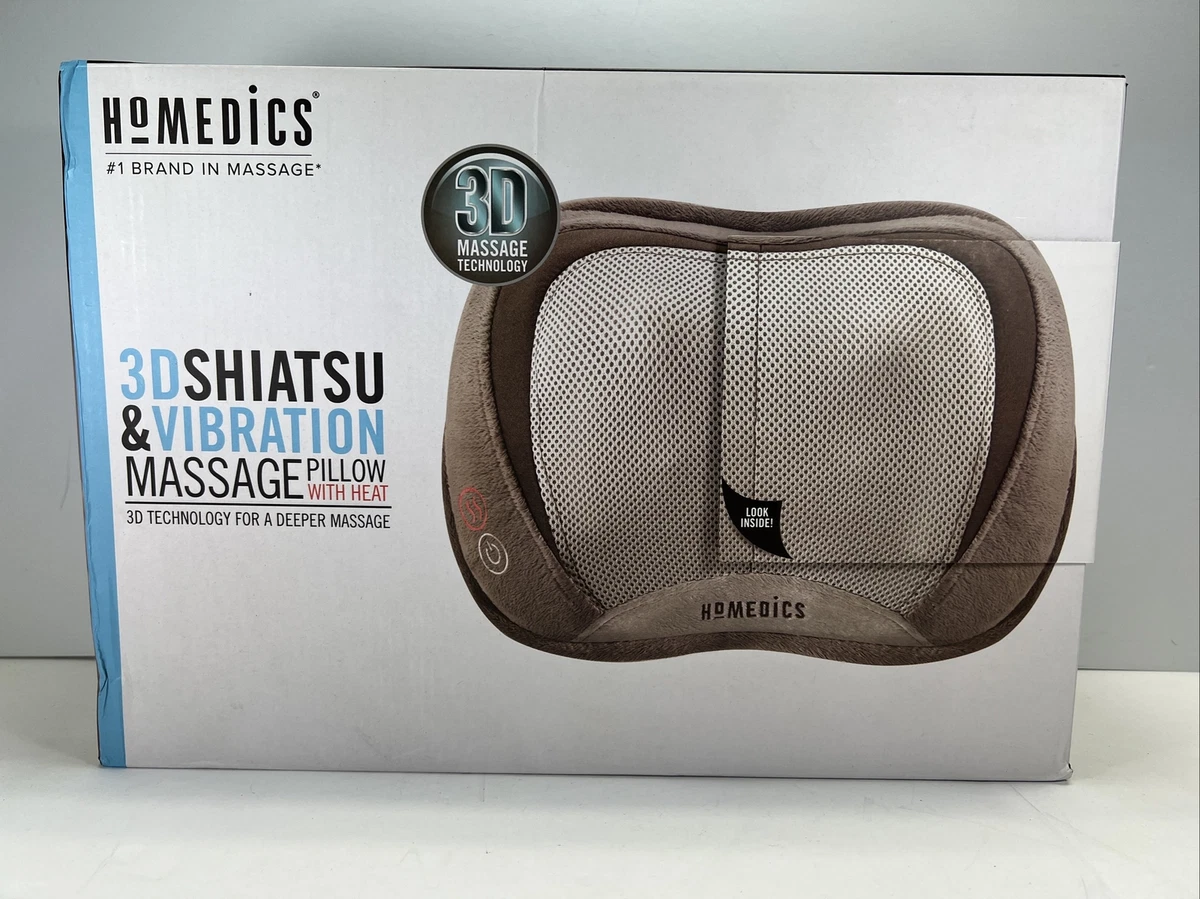 Homedics 3d shiatsu massage clearance pillow