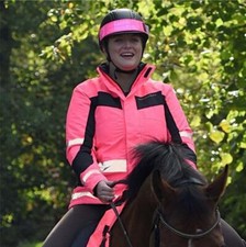 Equisafety Winter Reversible Inverno Riding Jacket Pink